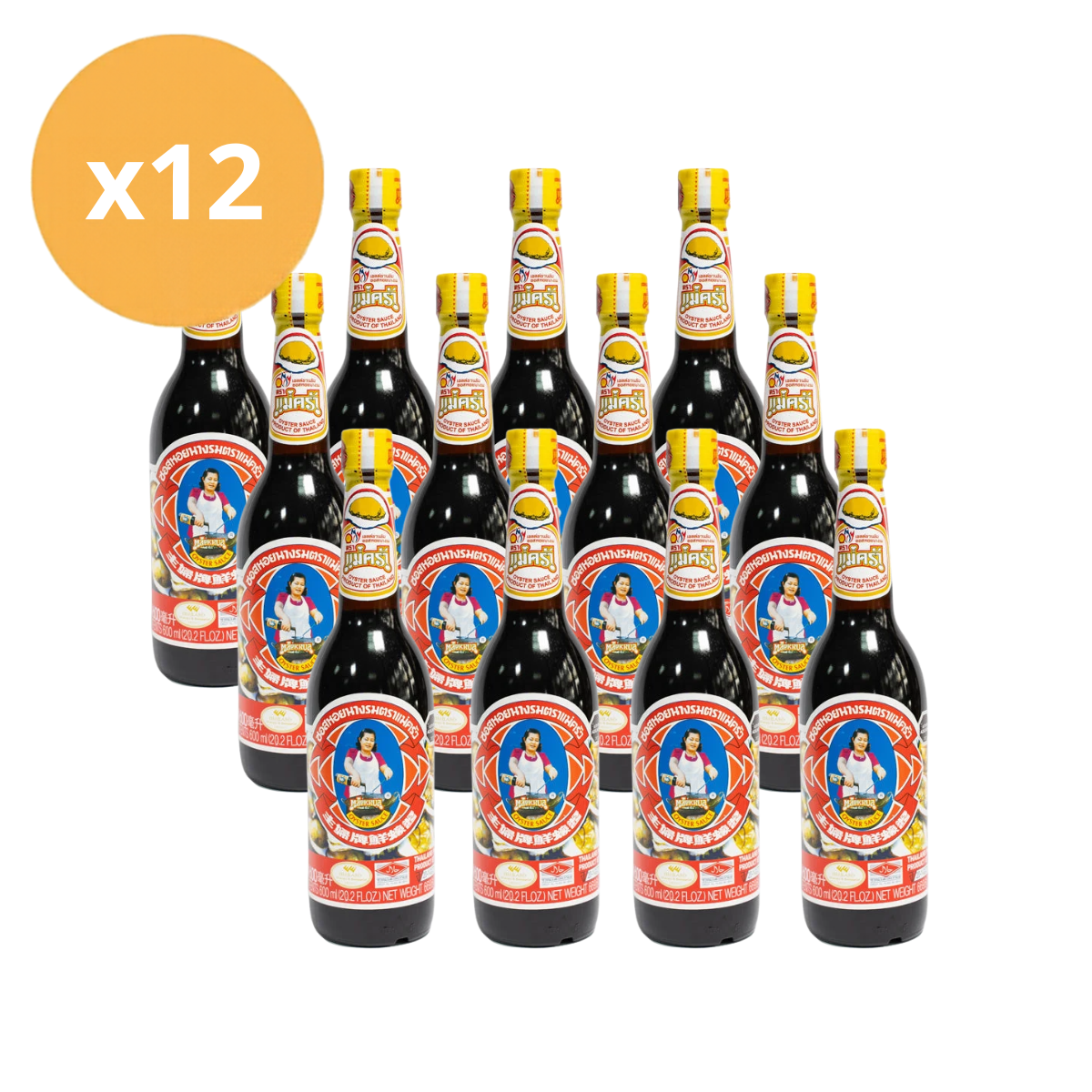 Salsa de ostras 600ml | 12 unidades