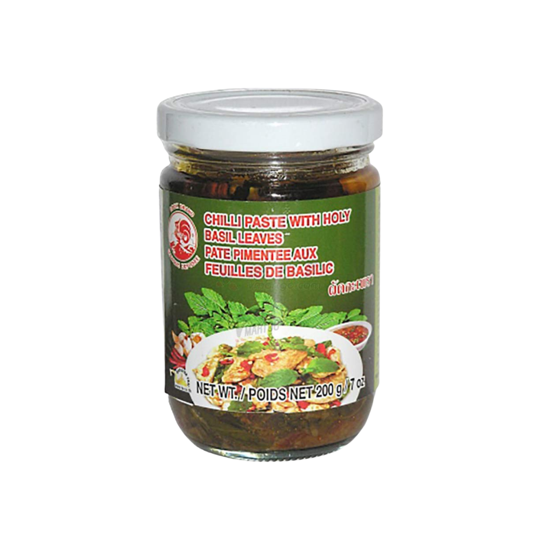 Pasta de Aji con Albahaca Santa Tailandia  200g