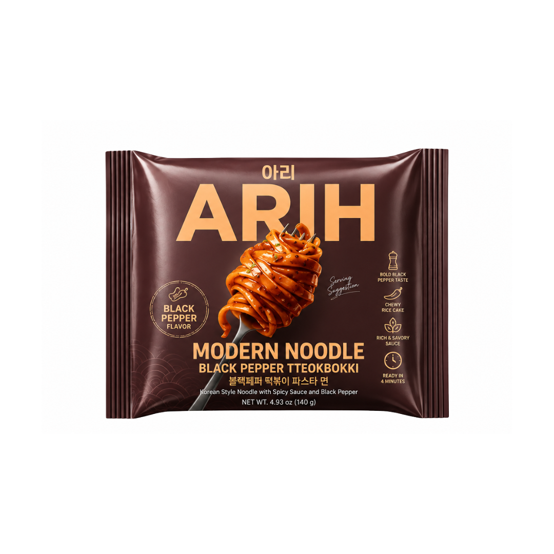 Ramen Coreano ARIH x BTS - Tteokbokki y Pimienta Negra