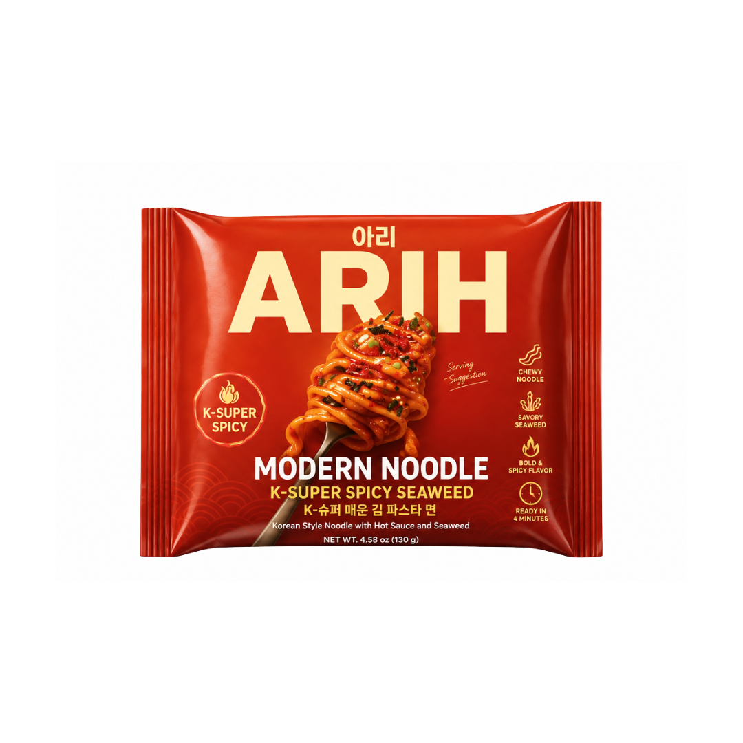 Ramen Coreano ARIH x BTS - Alga Marina Súper Picante