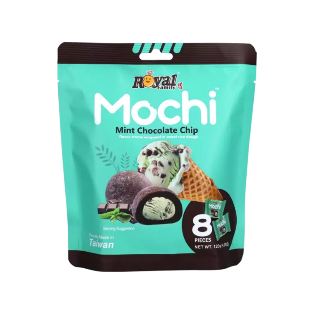 Mochi Relleno de Menta con Chispas de Chocolate 120g