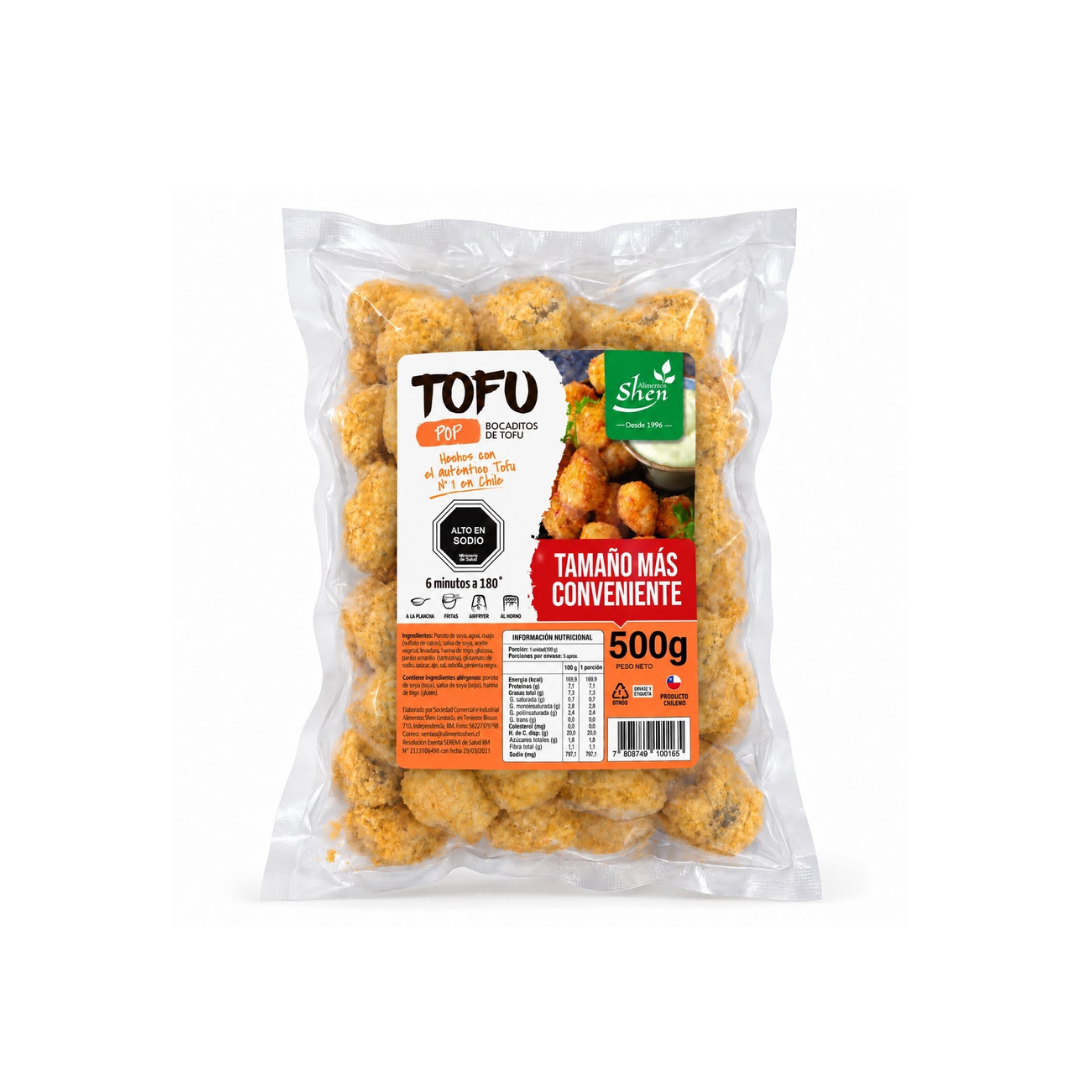 Tofu Pop Apanado 500g