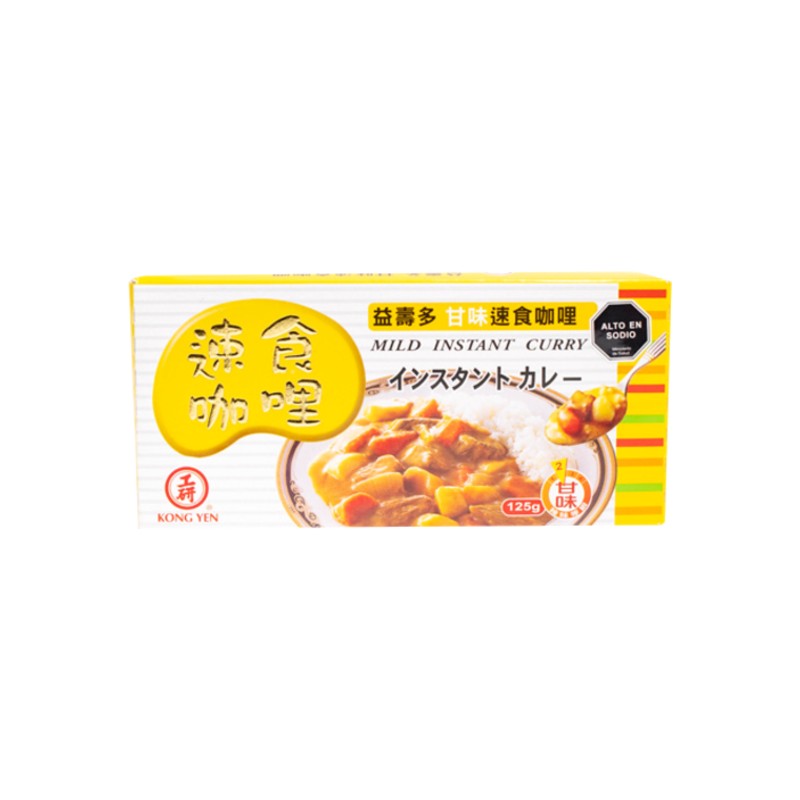 Curry amarillo instantáneo